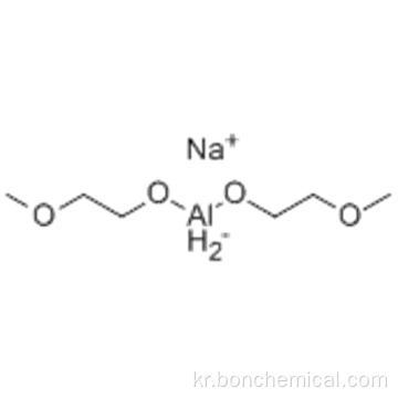 알루미 네이트 (1-), 디 하이드로 비스 [2- (메 톡시 -kO) 에탄올 라토 -kO]-, 나트륨 CAS 22722-98-1